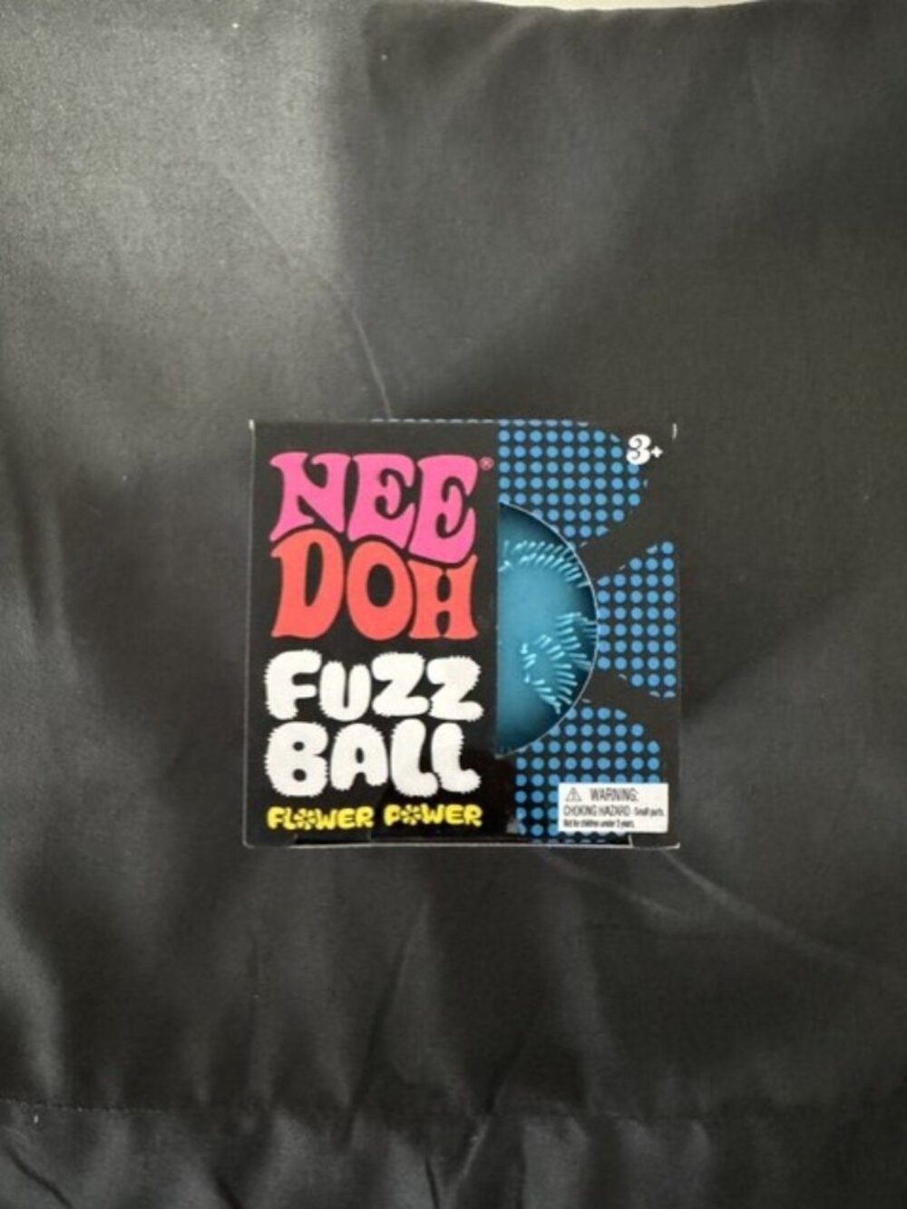 BLUE Needoh FUZZ BALL Flower Power Nee Doh Sensory Squish Stress Ball